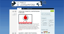 Desktop Screenshot of laparolaalconsumatore.net